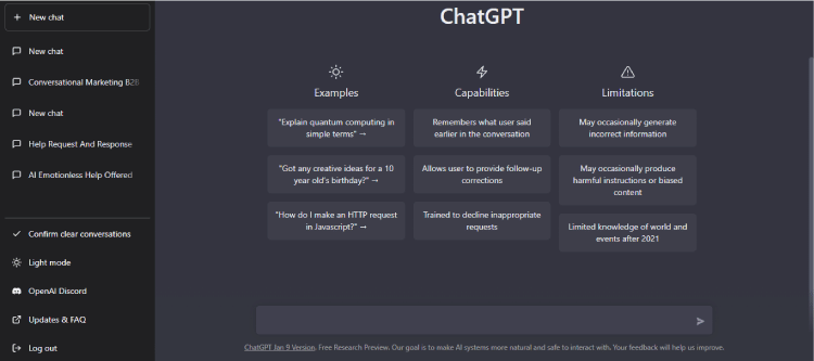 ChatGPT - Open AI