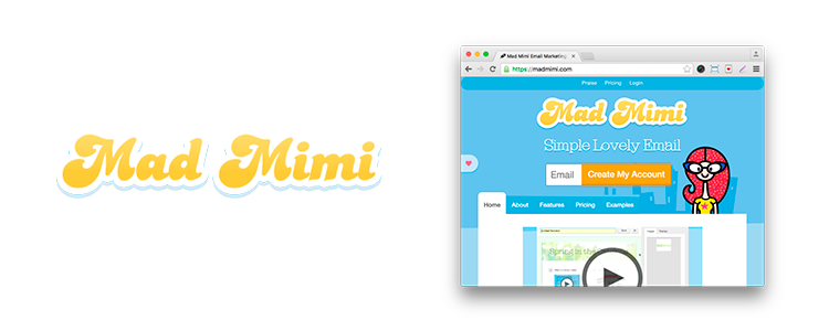 2. Mad Mimi - A melhor para quem quer exportar o código HTML dos e-mails