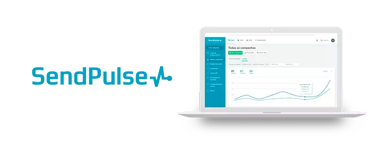SendPulse - A melhor para explorar também SMS, web push e chatbots do Facebook