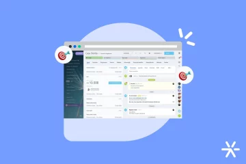 Captura de tela de um software de vendas