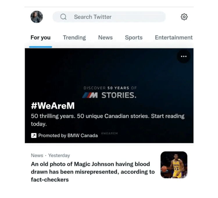 Trend Takeover Twitter Ads