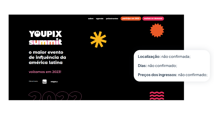 Site Solta o Play Eventos – Diamond Marketing Digital