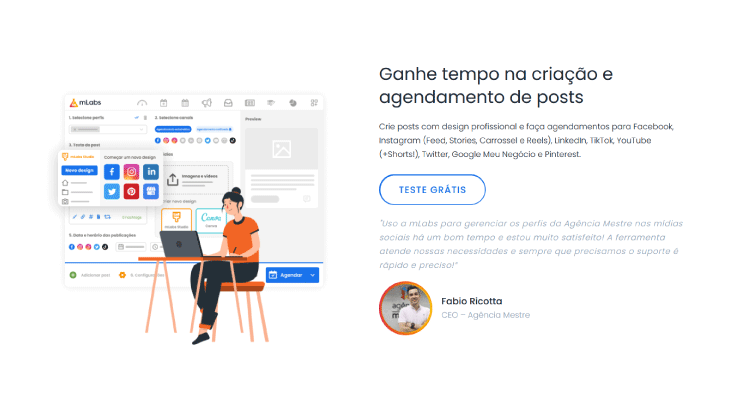 Eu vou construir seu site/landing page