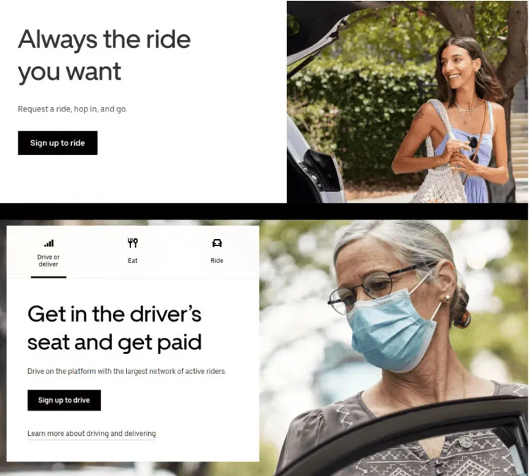 Proposta de valor da Uber