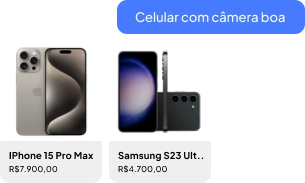 Recomenda produtos em tempo real