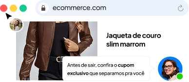 Aborde os visitantes que desistirem de converter