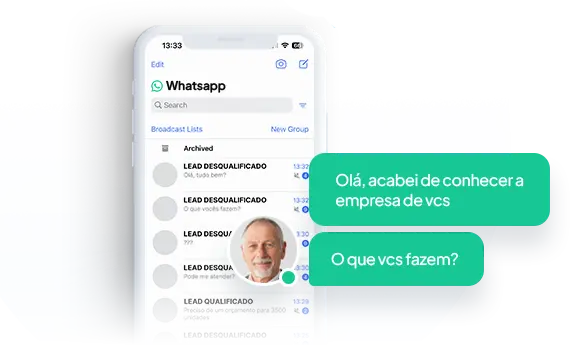 Botão do Whatsapp que lota seu time com <b>leads desqualificados</b> do seu visitante