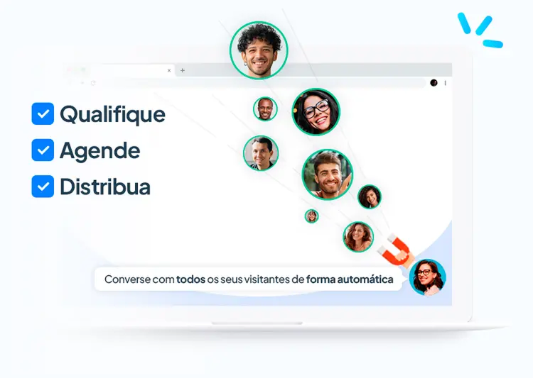 SDR Automático com AI em seu Site