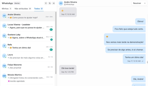 Qualificação Whatsapp